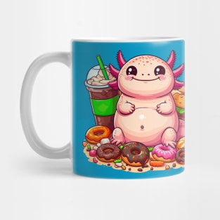 Snacks + Axolotl = Snaxolotl Mug